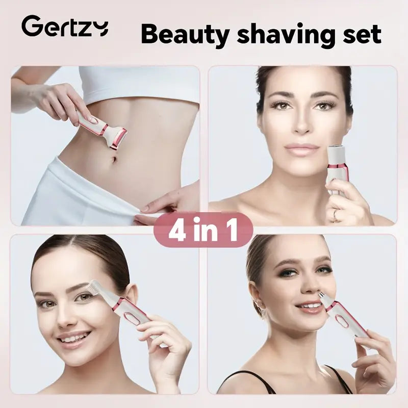 GlowEase™ 4-in-1 Painless Bikini & Body Razor