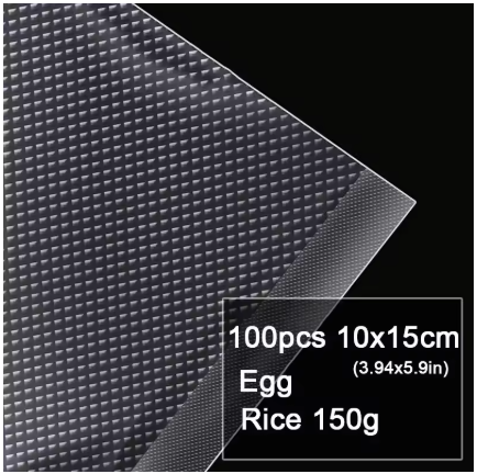 10×15 cm 100pcs Small Reusable Vacuum Sealer Bags 10×15 cm – Perfect for Snacks & Small Portions