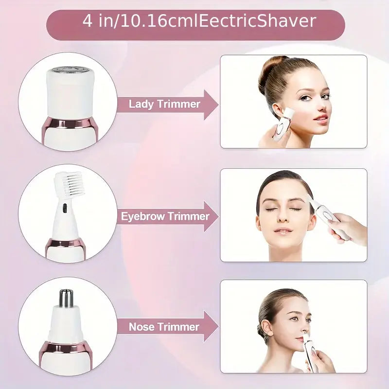 GlowEase™ 4-in-1 Painless Bikini & Body Razor
